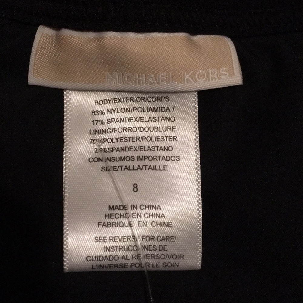 Michael Kors Black / Leopard Reversible One Shoulder Maillot - Picture 9 of 12